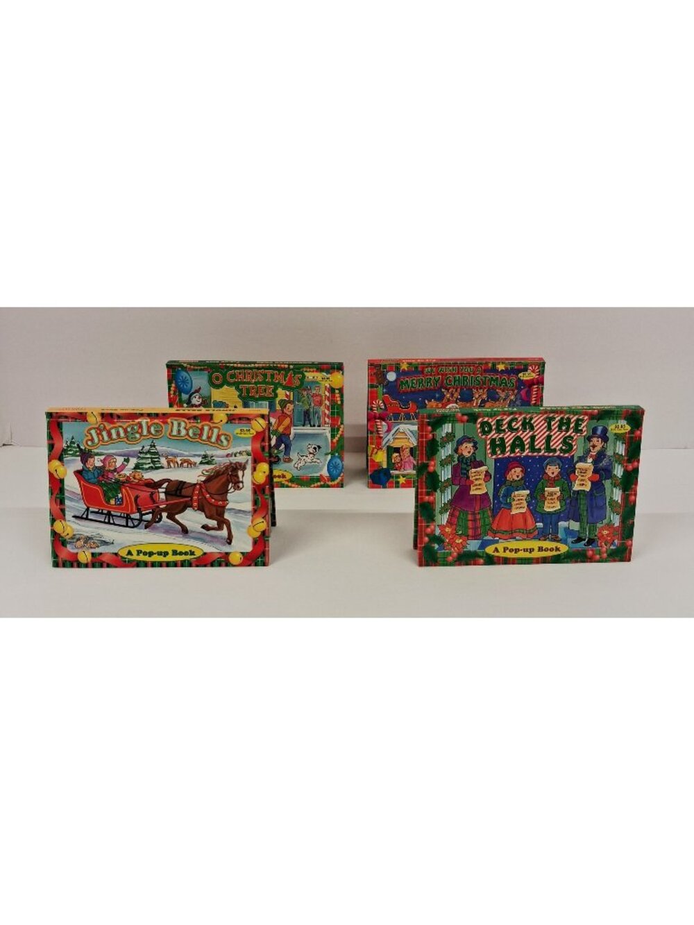 VTG Pop-Up Book Series: Jingle Bells Deck The Halls O Christmas Tree + One More